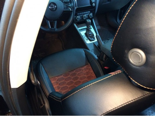 Каркасные авточехлы на Skoda Octavia A7 Каркасные авточехлы на Skoda Octavia A7