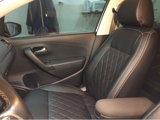 Каркасные авточехлы на Volkswagen Polo