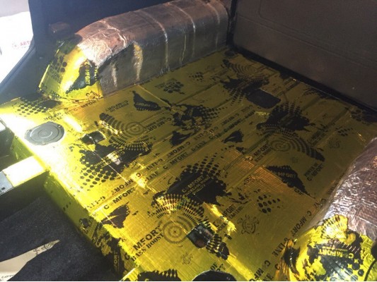 Шумоизоляция пола, арок и дверей